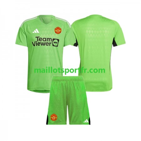 Maillot de Foot Manchester United Gardien Enfant Domicile 2023/24 Maillot de Foot Manchester United Gardien Enfant Domicile 2023/24